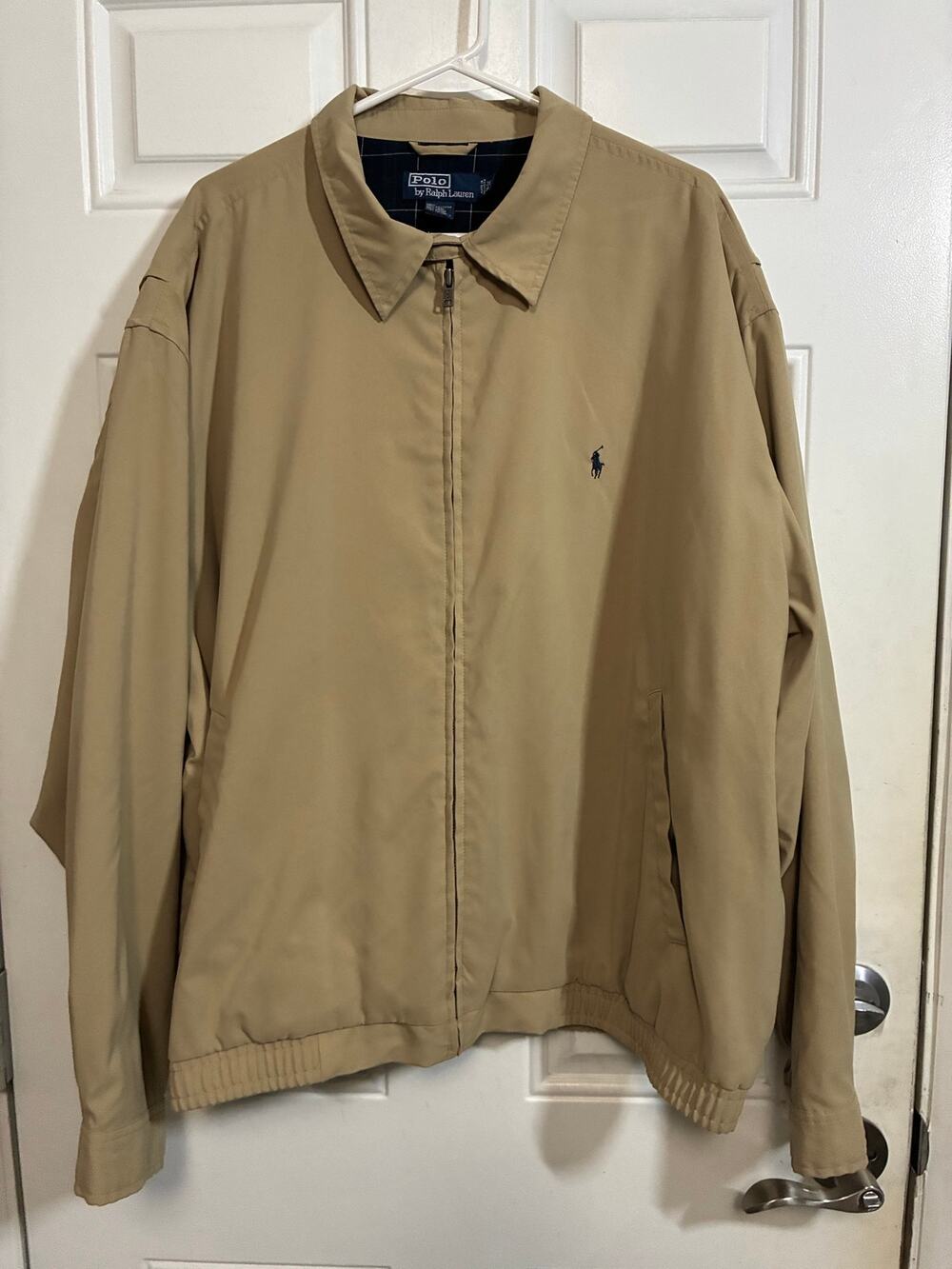 Polo Ralph Lauren Men’s 2XB Tan Harrington Golf Jacket Full Zip Big Tall